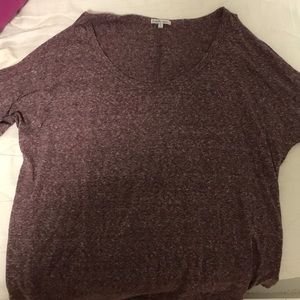 Cold shoulder t-shirt short sleeve